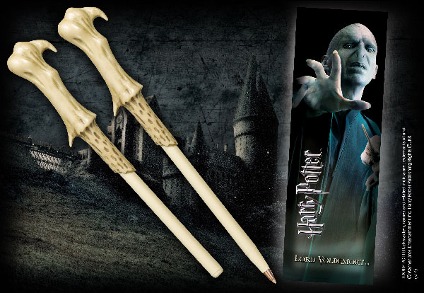 Stylo baguette & Marque-page Voldemort